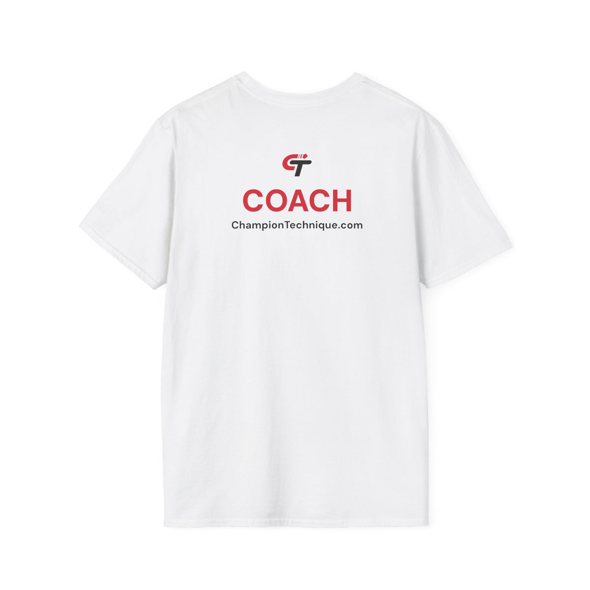 COACH: I coach with Champion Technique | 2-color T-Shirt, available in White or Black
