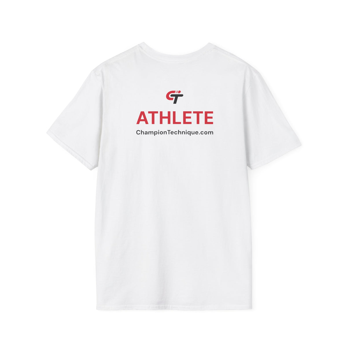 ATHLETE: I swim with Champion Technique | 2-color T-Shirt, available in White or Black
