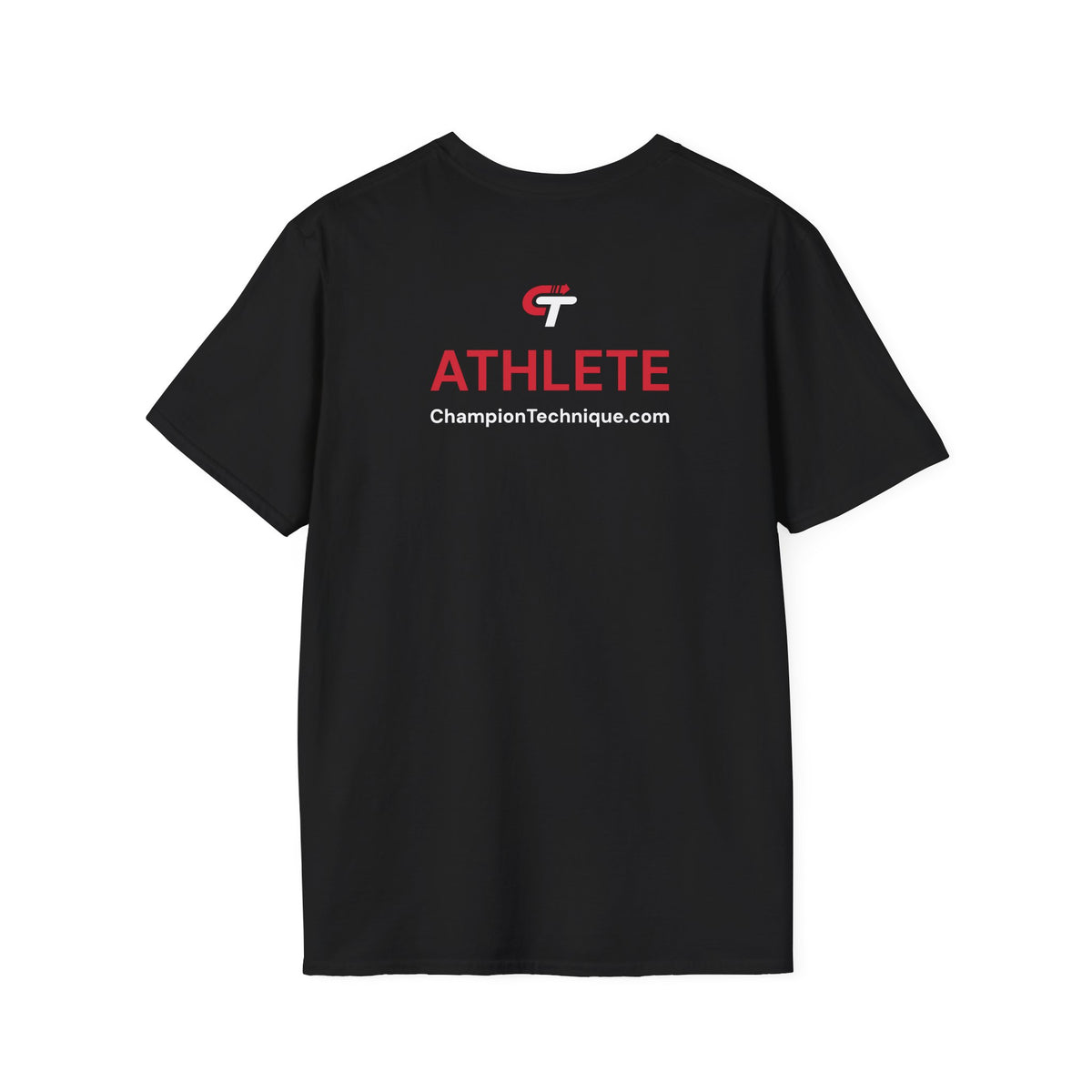 ATHLETE: I swim with Champion Technique | 2-color T-Shirt, available in White or Black